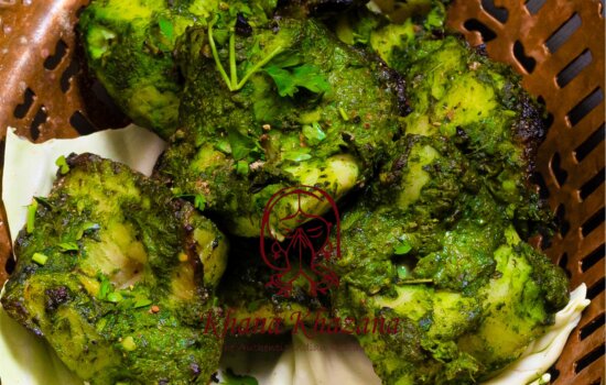 Fish tikka Hariyali